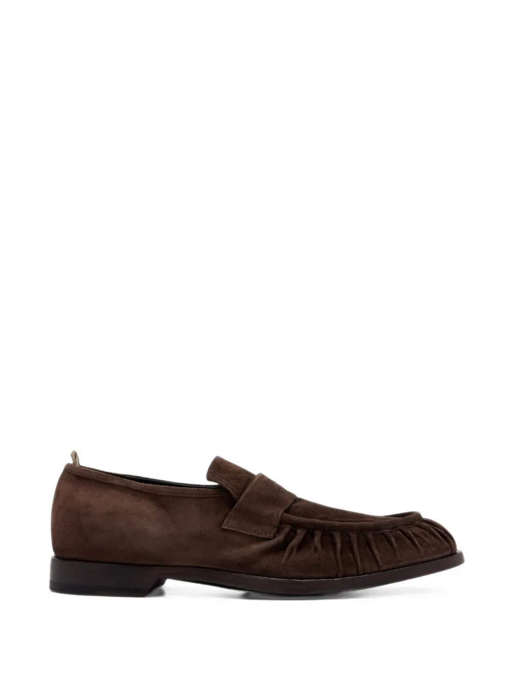 Officine Creative Sound008 ruched loafers - Braun