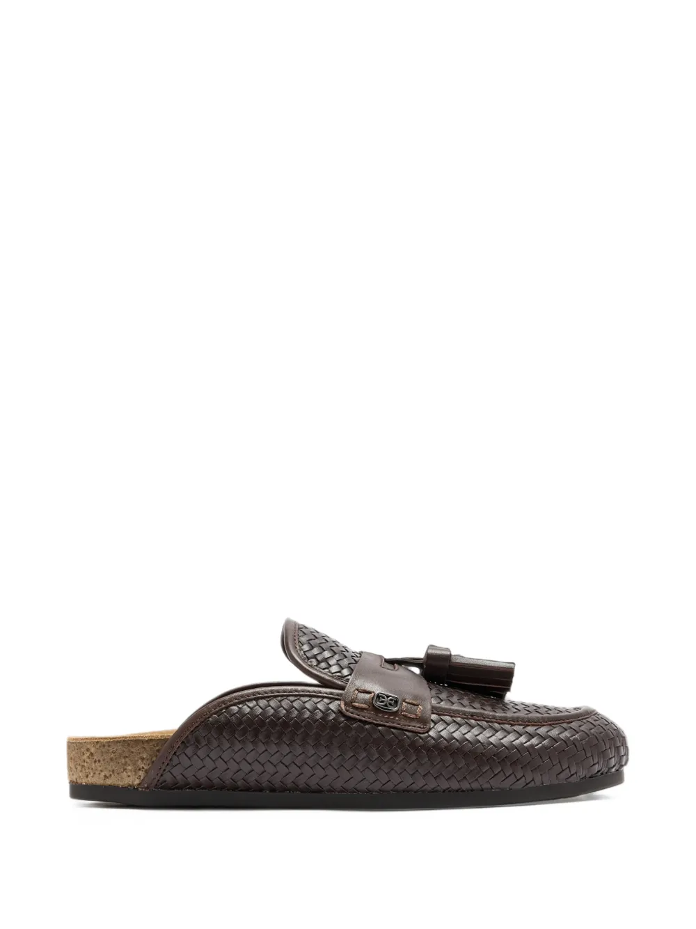 Sam Edelman Astrid Weave flat mules - Marron