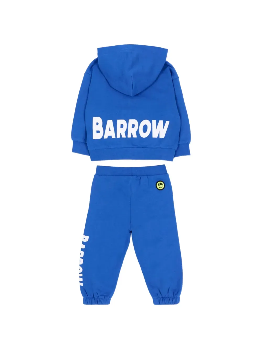 Barrow kids logo-print zip-up tracksuit Blauw