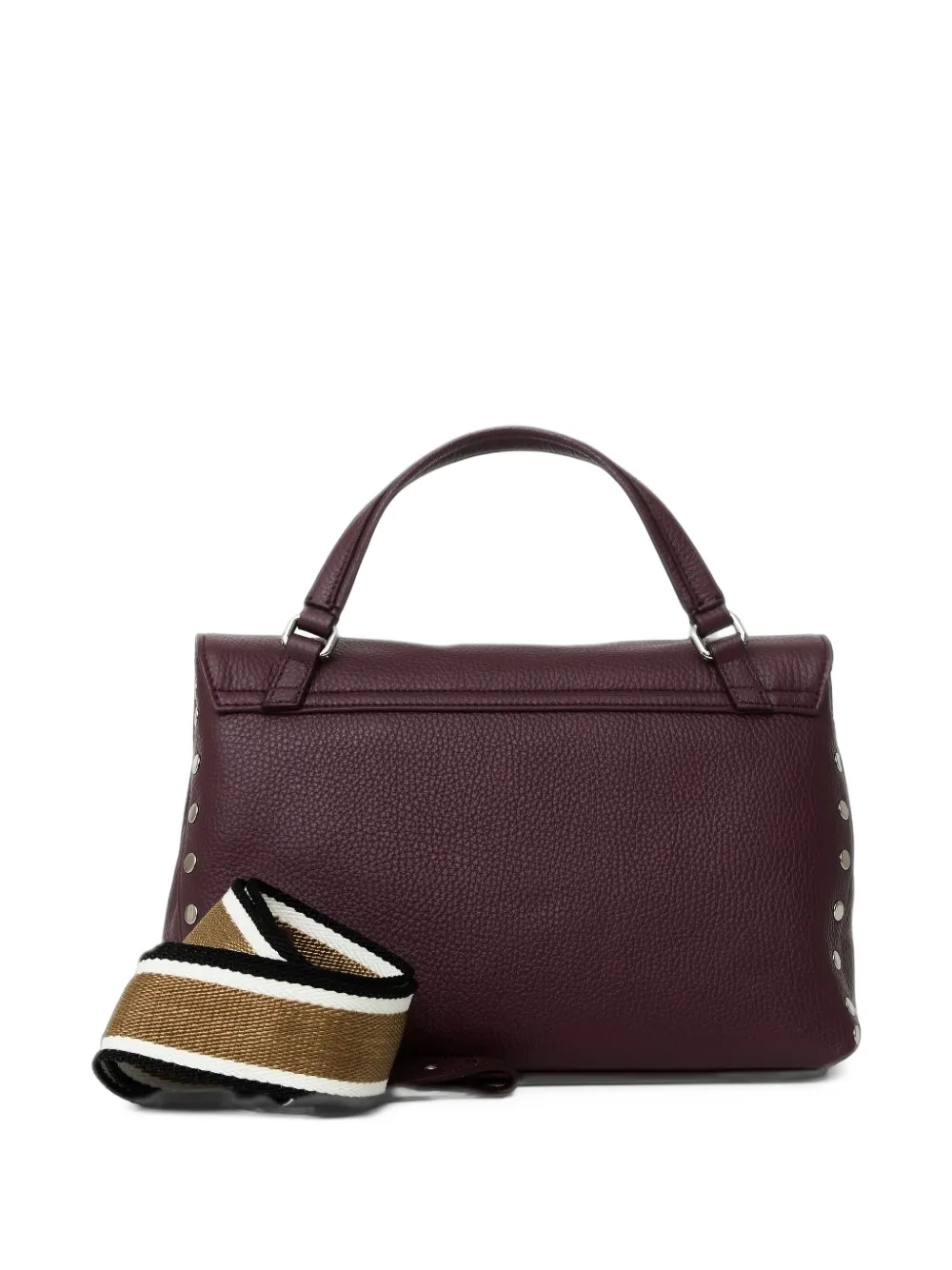 Zanellato small Postina studded tote bag Paars