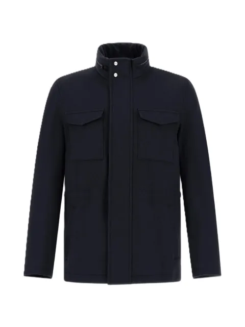 Herno wool-cashmere field jacket
