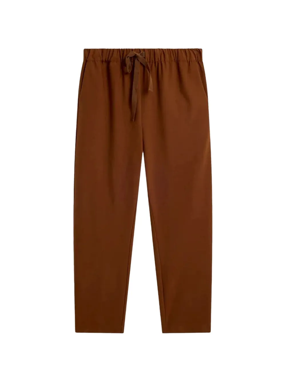 Semicouture Buddy drawstring-waist trousers Bruin