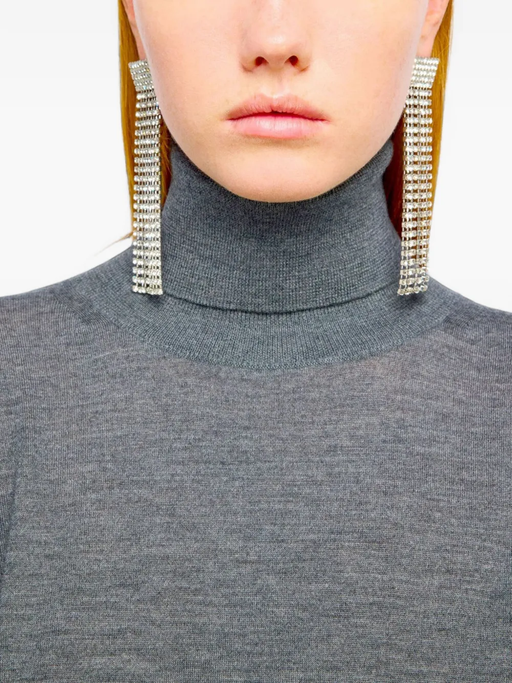 Semicouture Freda turtleneck sweater Grijs