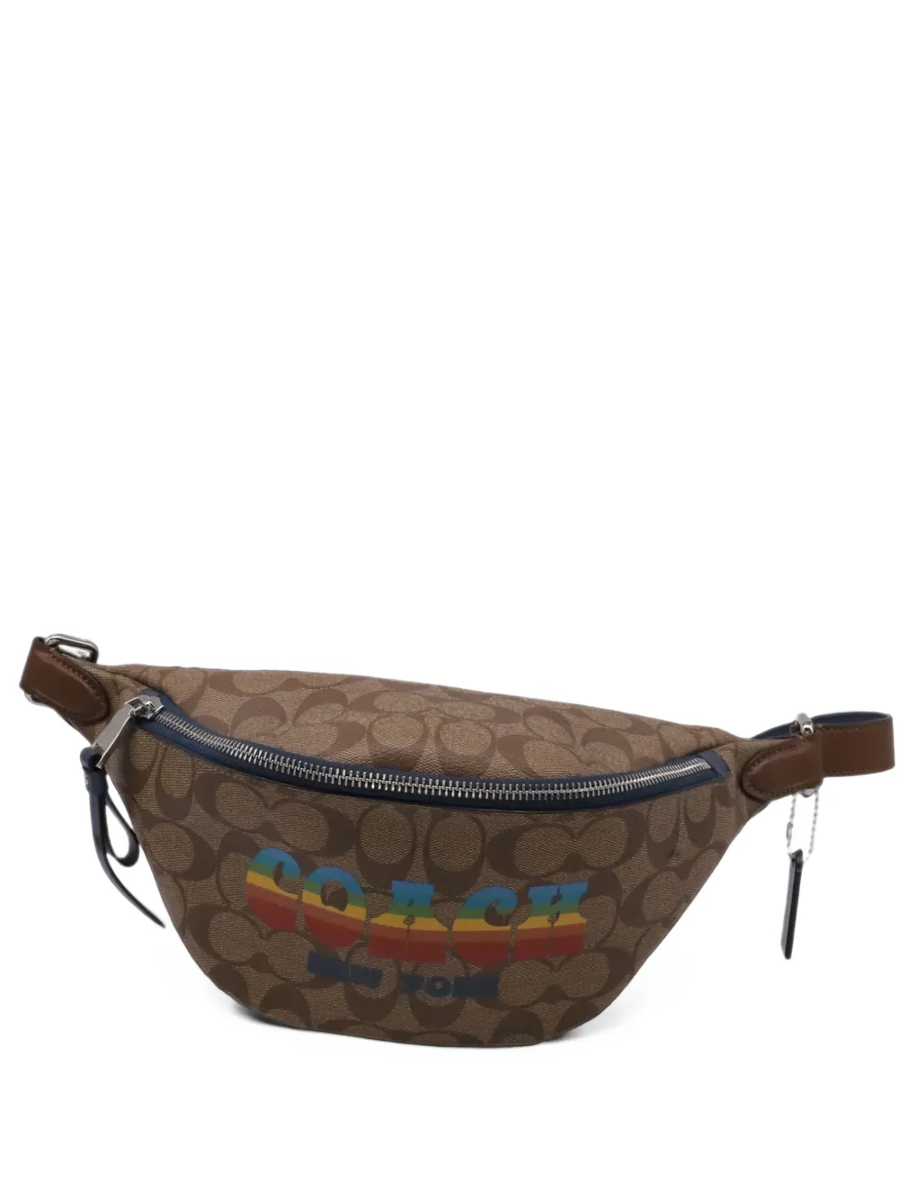 Coach Vintage 2020s logo-print belt bag - Toni neutri