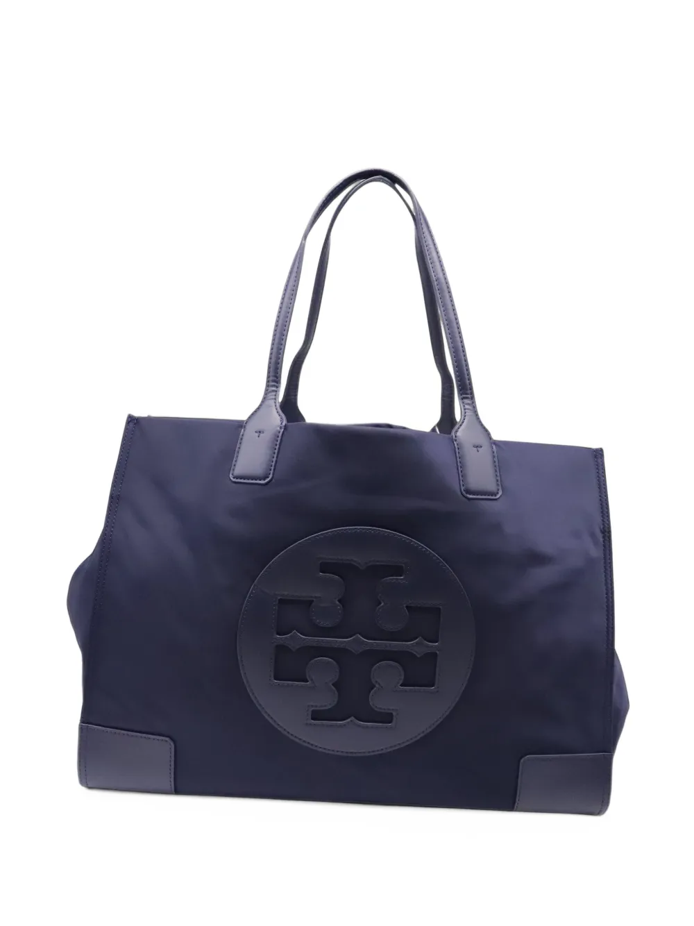 Tory Burch Ella logo-patch tote bag - Blau