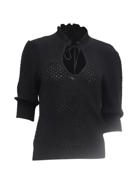 GANNI blouse à volants