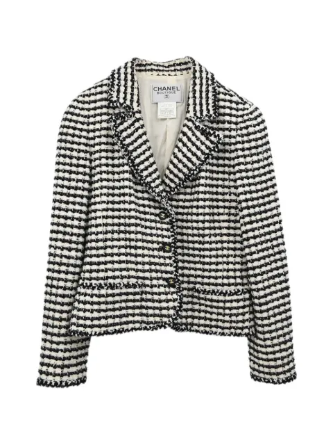 CHANEL Pre-Owned 1997 single-breasted tweed jacket