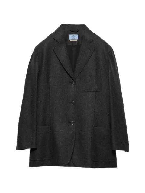 Prada re-wool single-breasted jacket