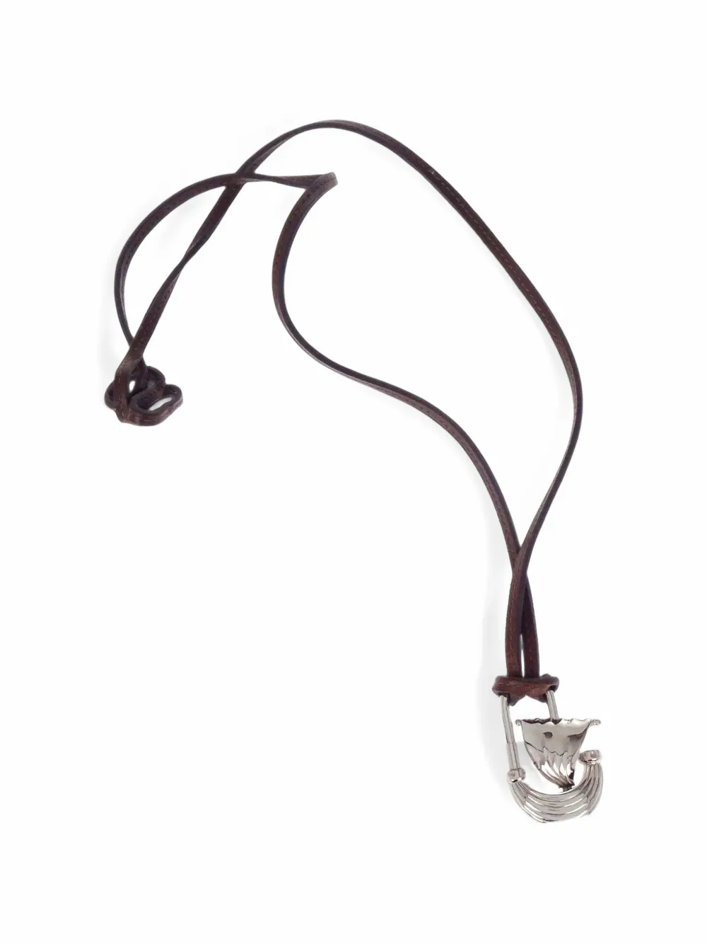 Hermès Pre-Owned 2006 L’ Air de Paris Yacht Cadena pendant necklace - Argento