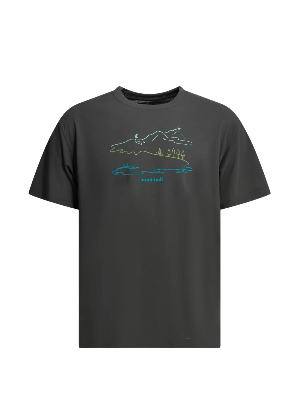 Montbell graphic-print T-shirt - Grigio
