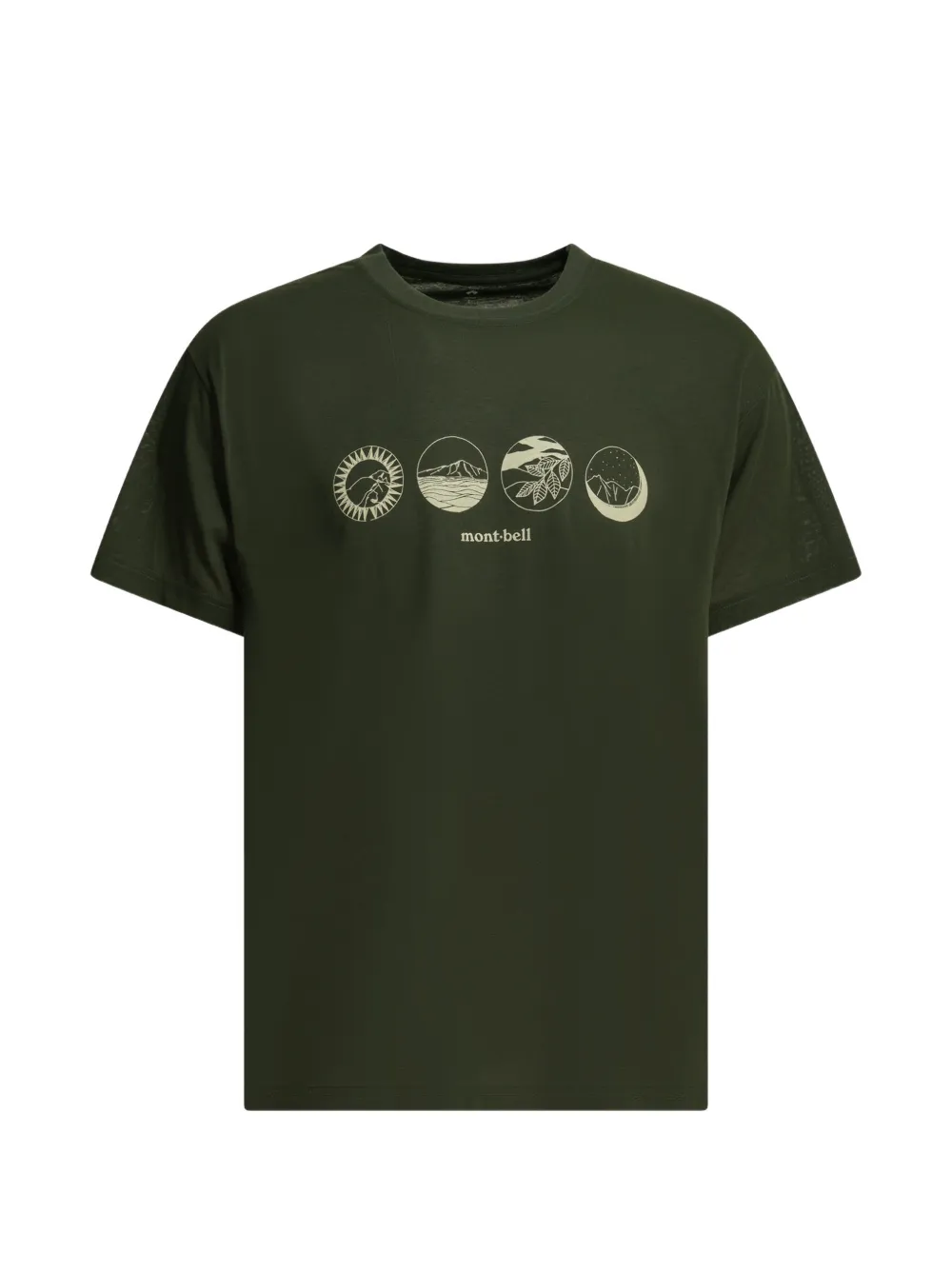 Montbell graphic-print T-shirt - Grün