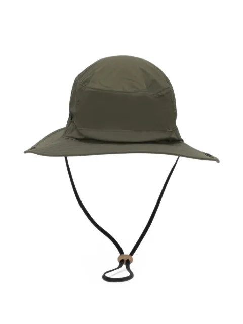 Montbell logo-print wide-brim hat