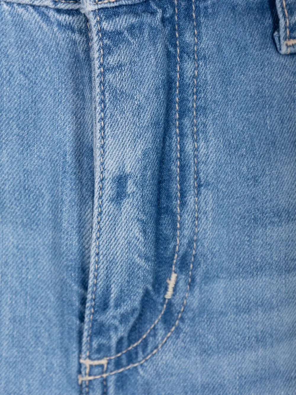 L'Agence Jeans met wijde pijpen Blauw