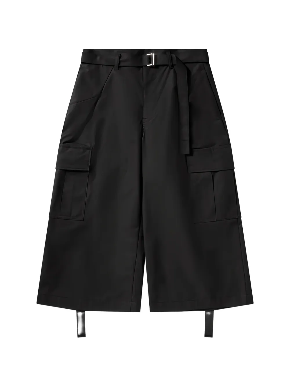 Sacai belted cargo pants Zwart