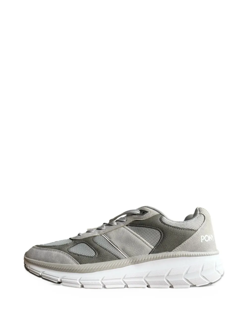 Pony R-837 panelled mesh sneakers - Gris
