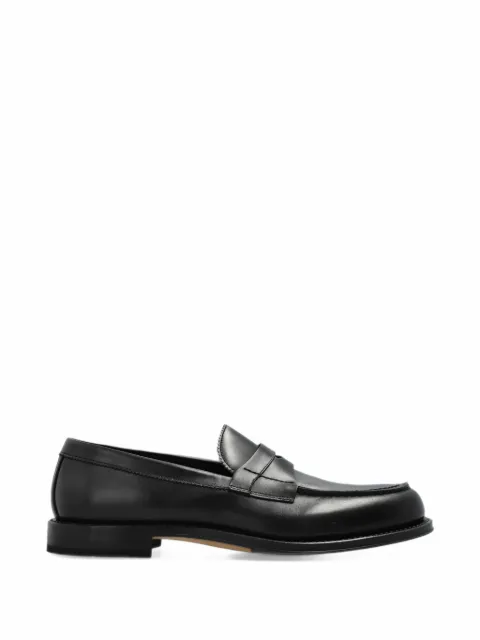 Fabi leather loafers