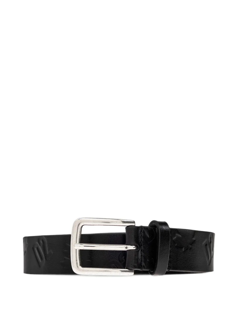 DSQUARED2 logo-embossed belt - Nero