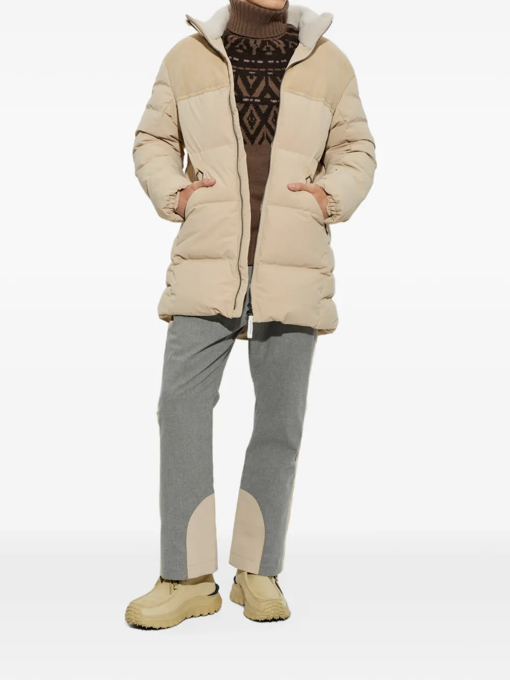 BOGNER Roxter intarsia-knit sweater Bruin