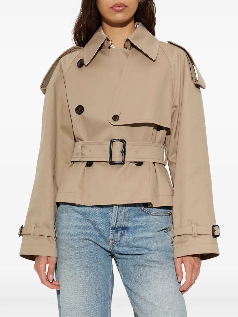 Burberry Pembrokeshire belted jacket Beige
