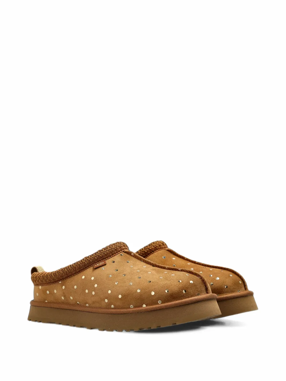 UGG Kids Tazz Shiny Dots loafers - Marrone