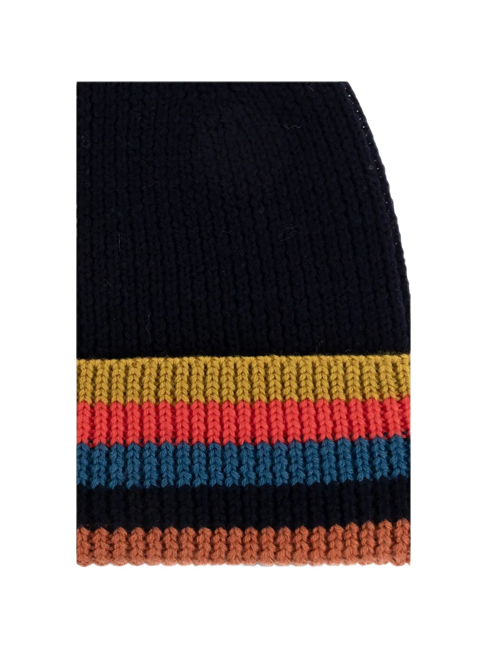 PS Paul Smith Artistic Stripe wollen muts Blauw