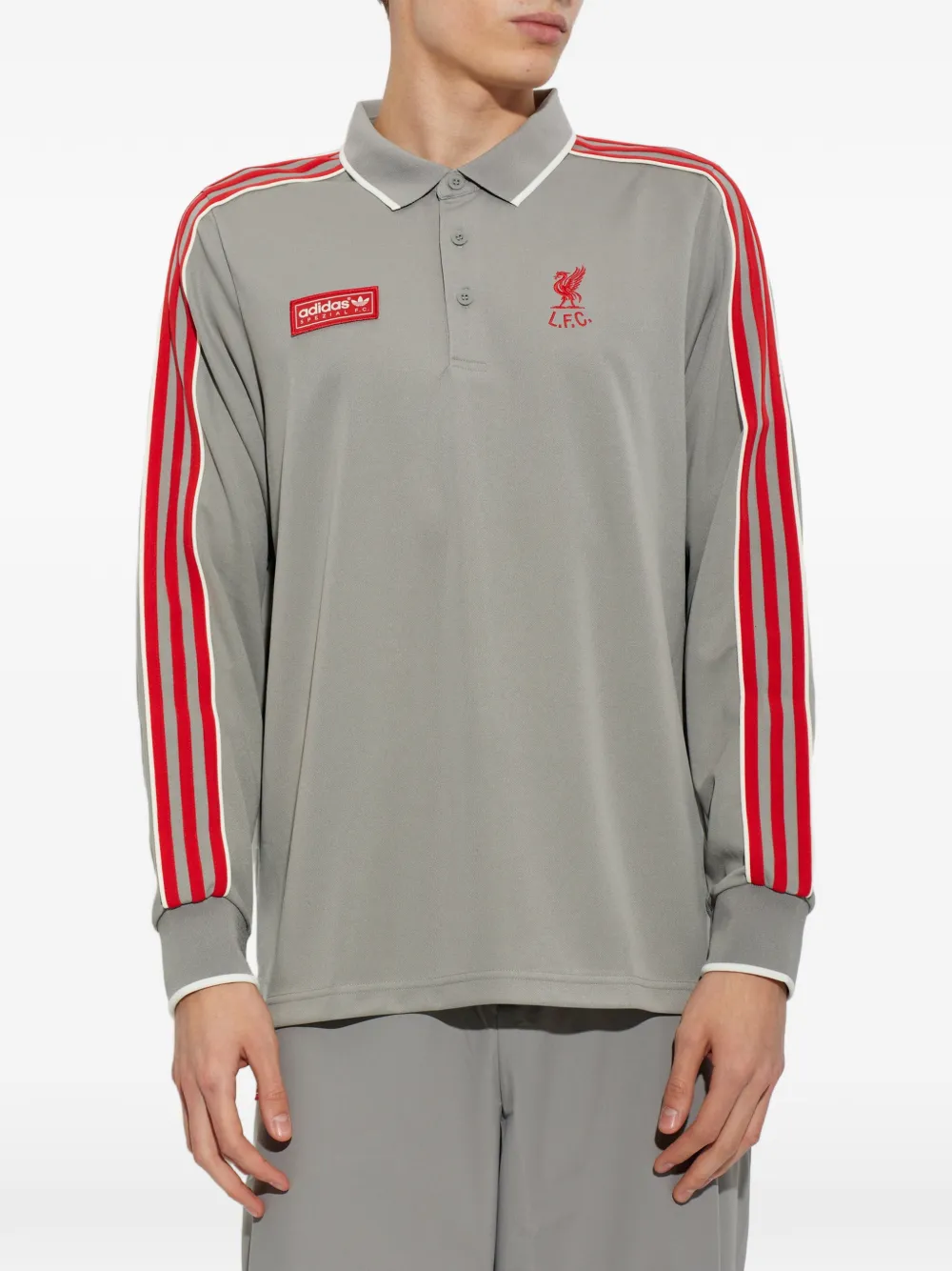 adidas Liverpool SPZL F.C. polo shirt Grijs