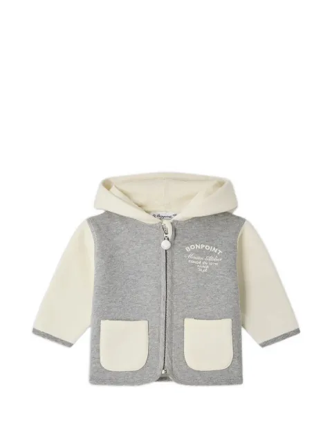 Bonpoint Mass logo-print hoodie