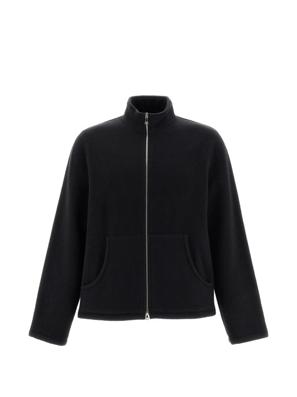 Rier zip-up wool cardigan - Grigio