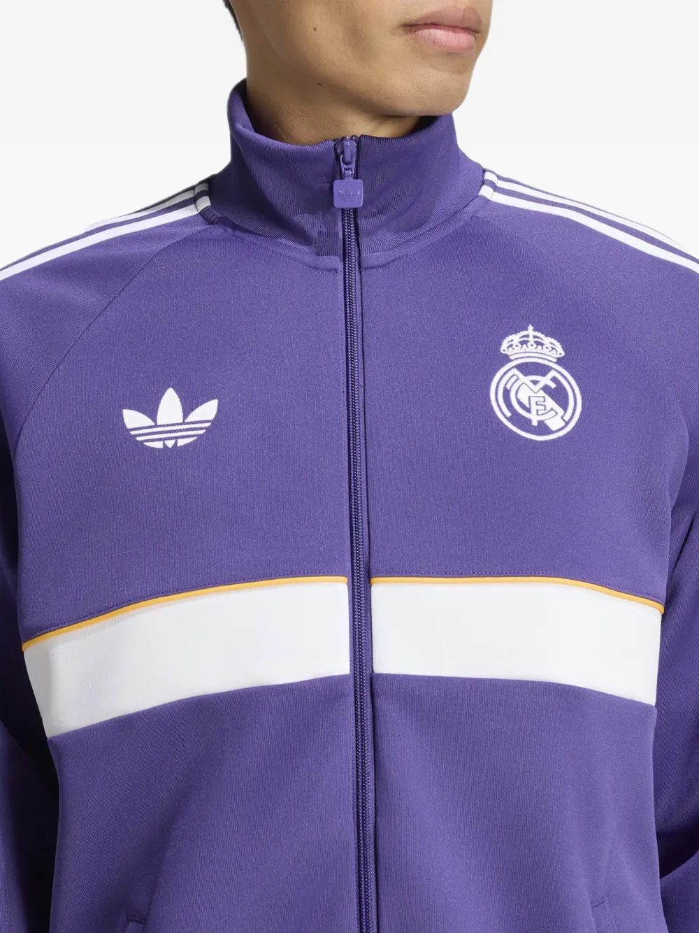 adidas Real Madrid Originals track top Paars