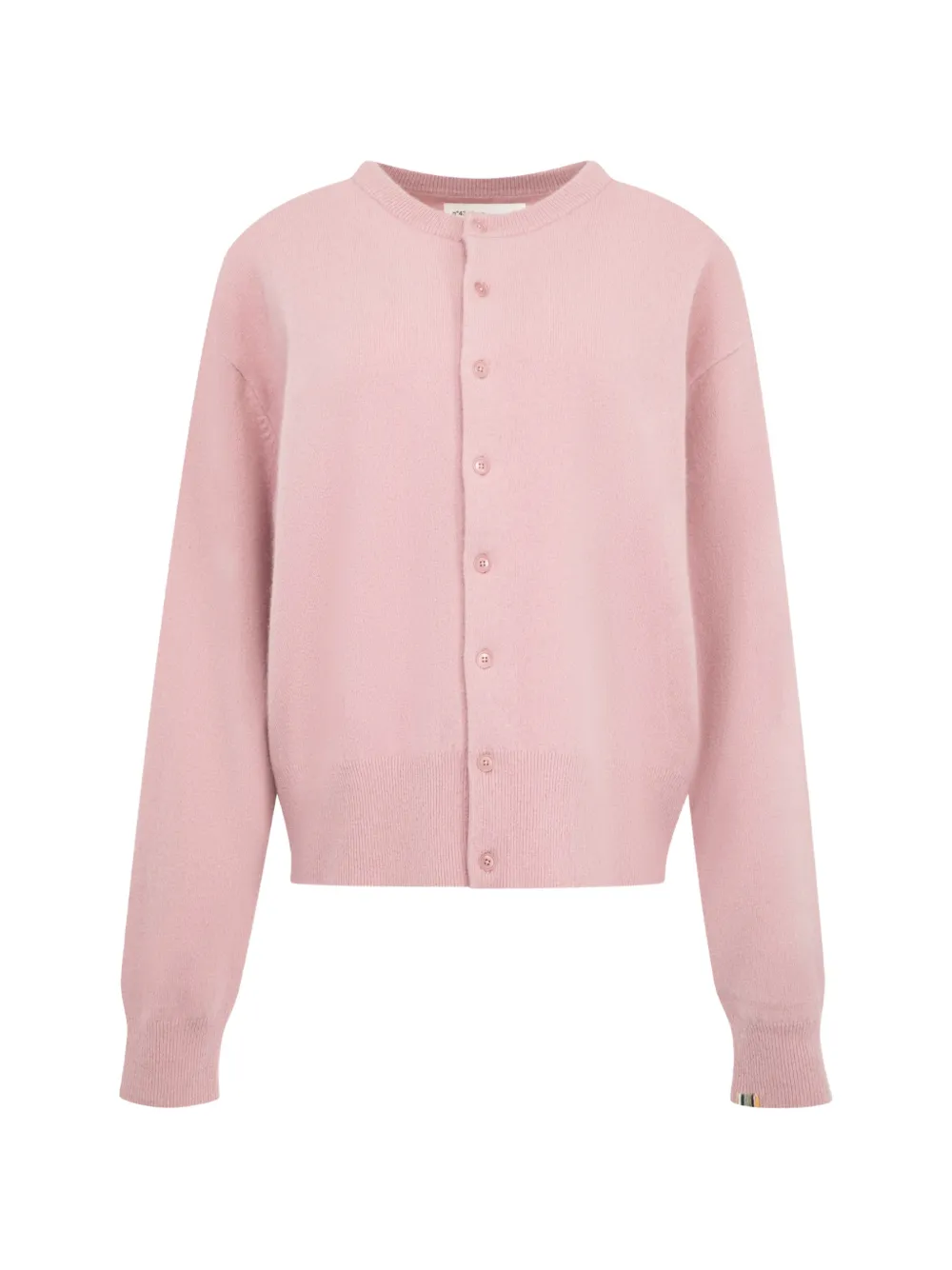 Extreme cashmere Nº 436 Luce round-neck cardigan Roze