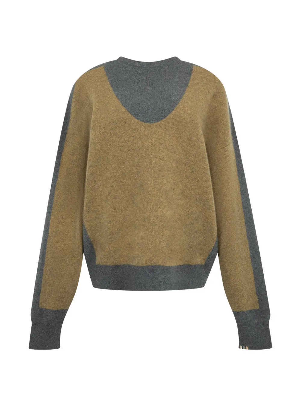 Extreme cashmere Trompe colour-block sweater Grijs
