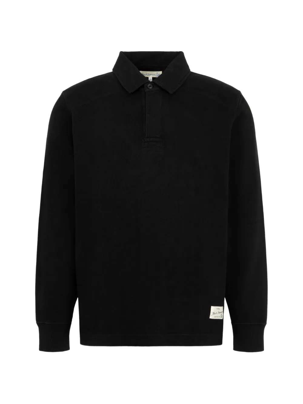 Merz B. Schwanen long-sleeves polo shirt - Nero