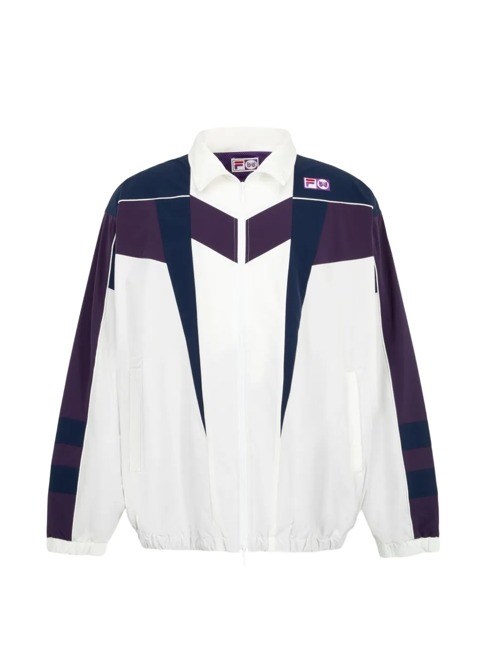 Needles x Fila Star Cut windbreaker Wit