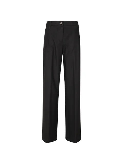 Kiltie pressed-crease trousers