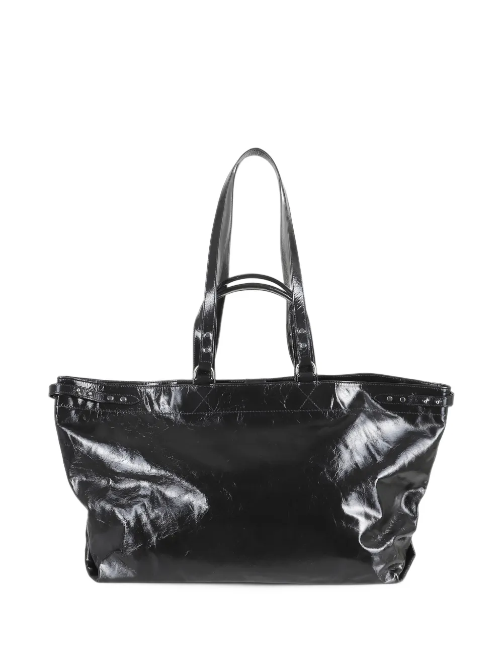 ISABEL MARANT Winna tote bag in leather Zwart