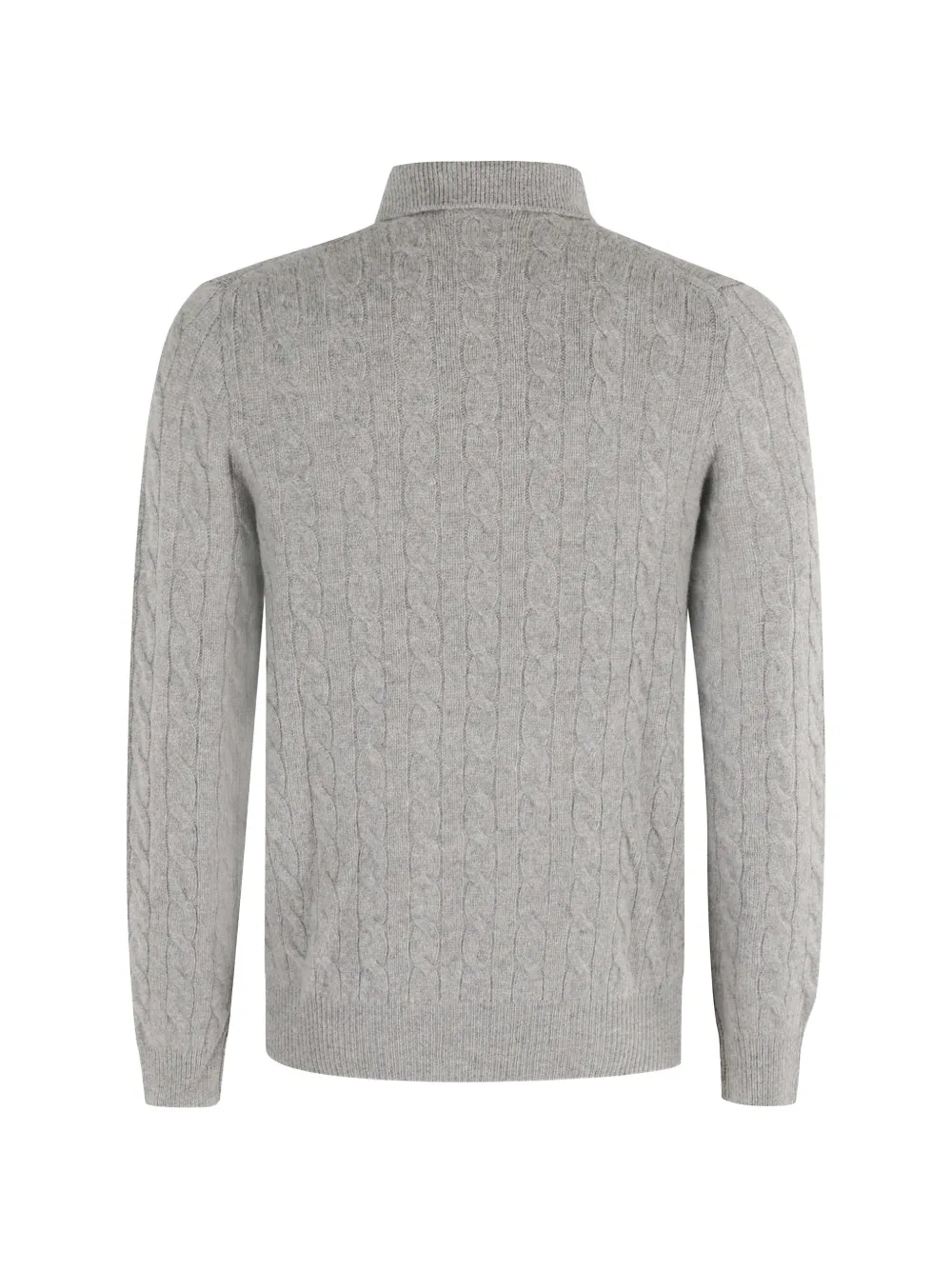 Polo Ralph Lauren cable-knit polo sweater Grijs
