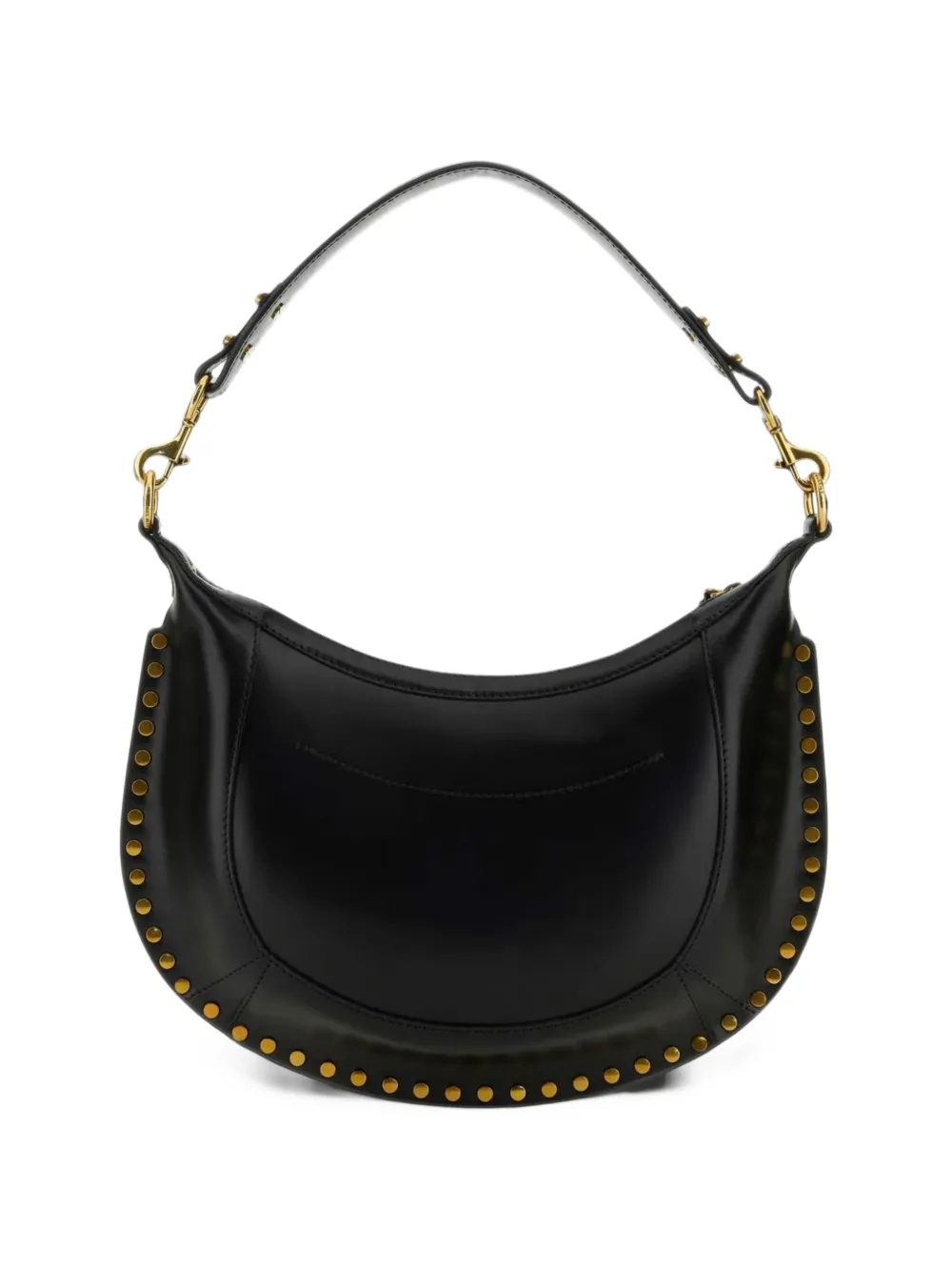 ISABEL MARANT Naoko studded-embellishment leather shoulder bag Zwart