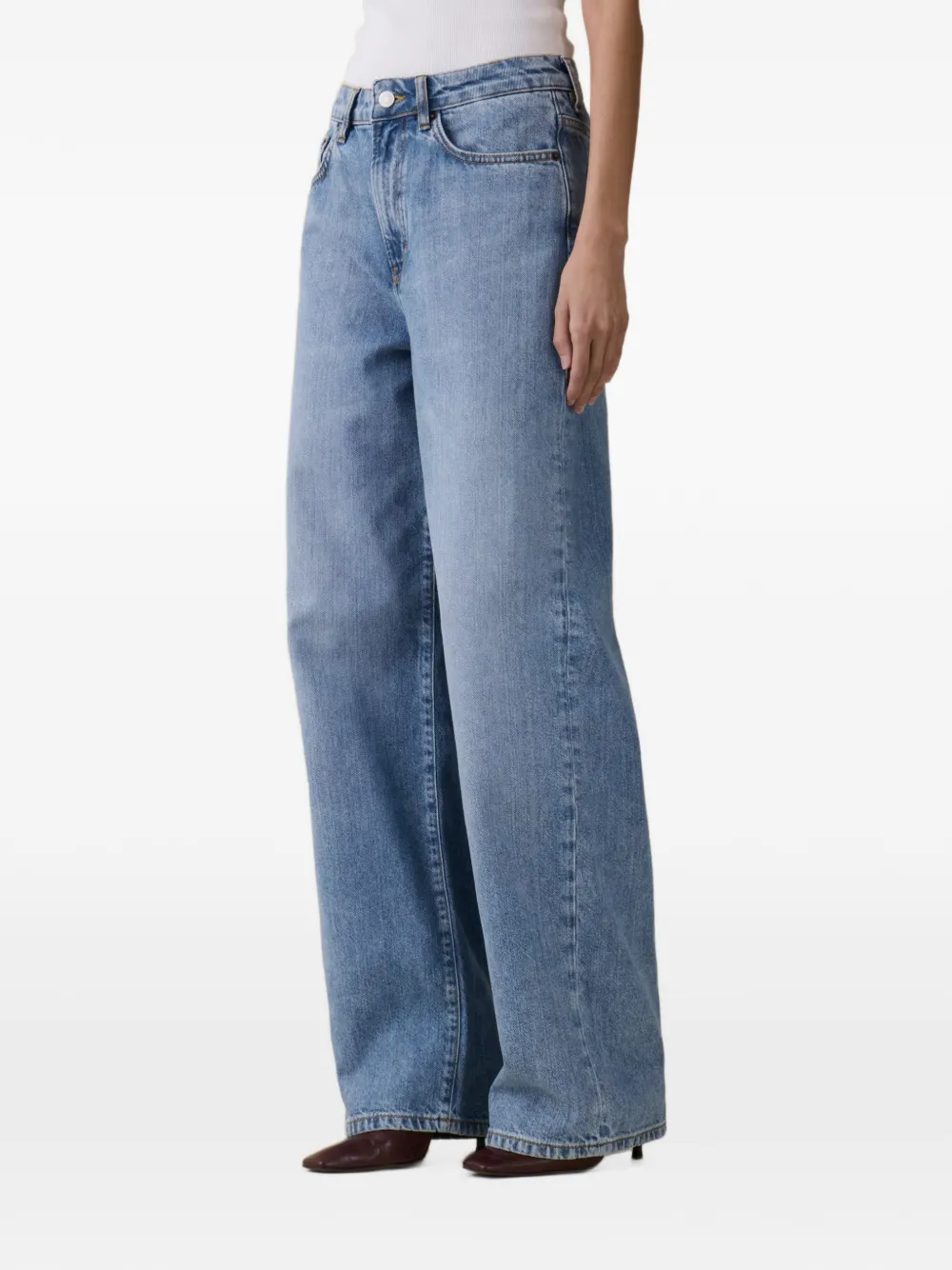 Jeanerica Belem wide-leg jeans Blauw