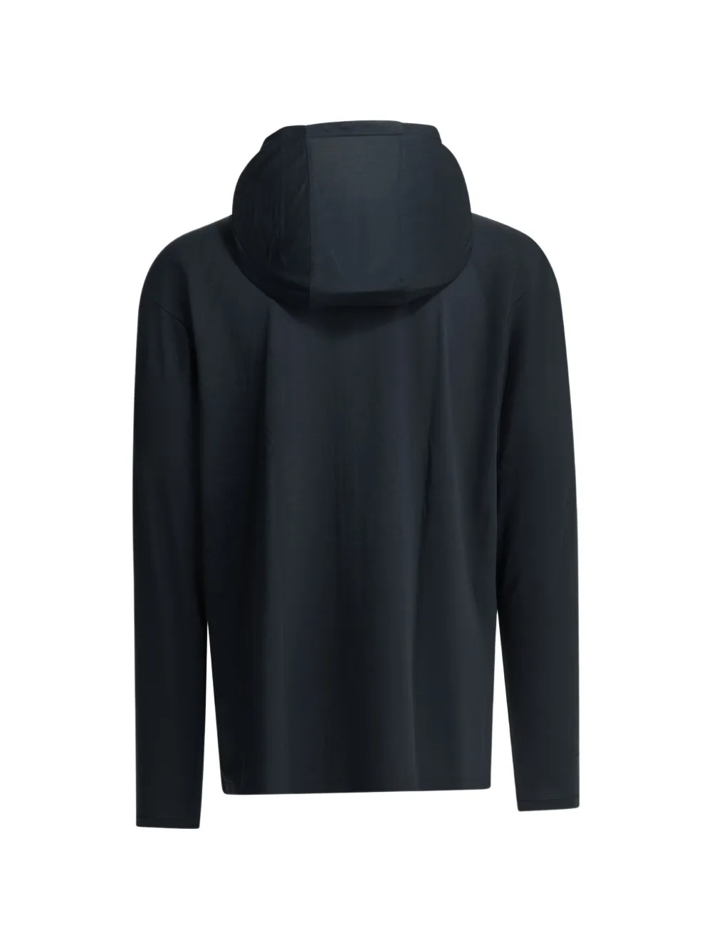 Montbell Jack met capuchon rits en logo-print Blauw