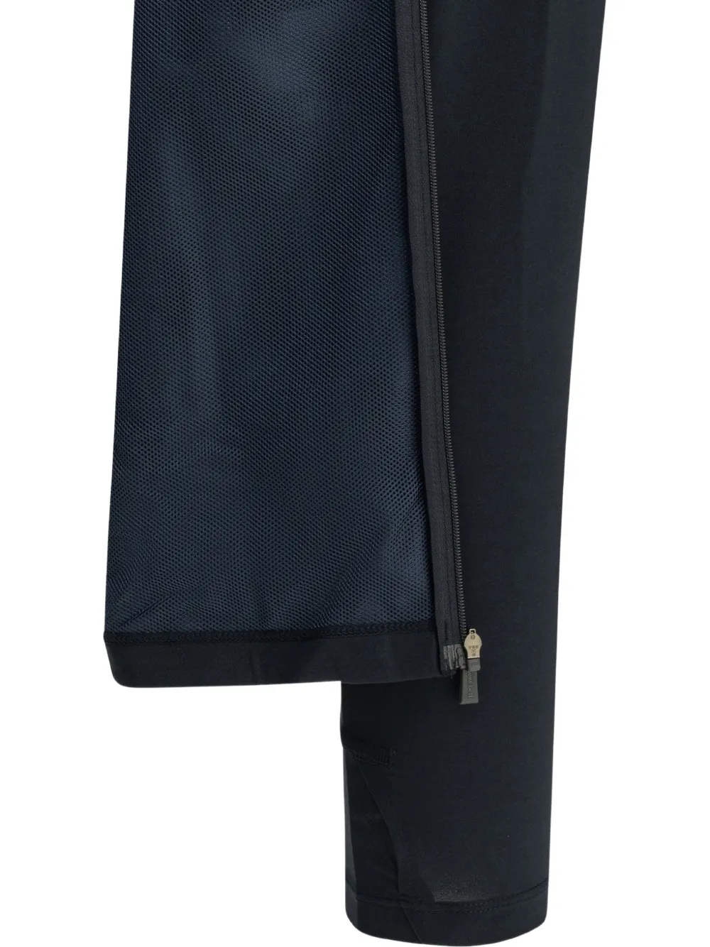 Montbell Jack met capuchon rits en logo-print Blauw