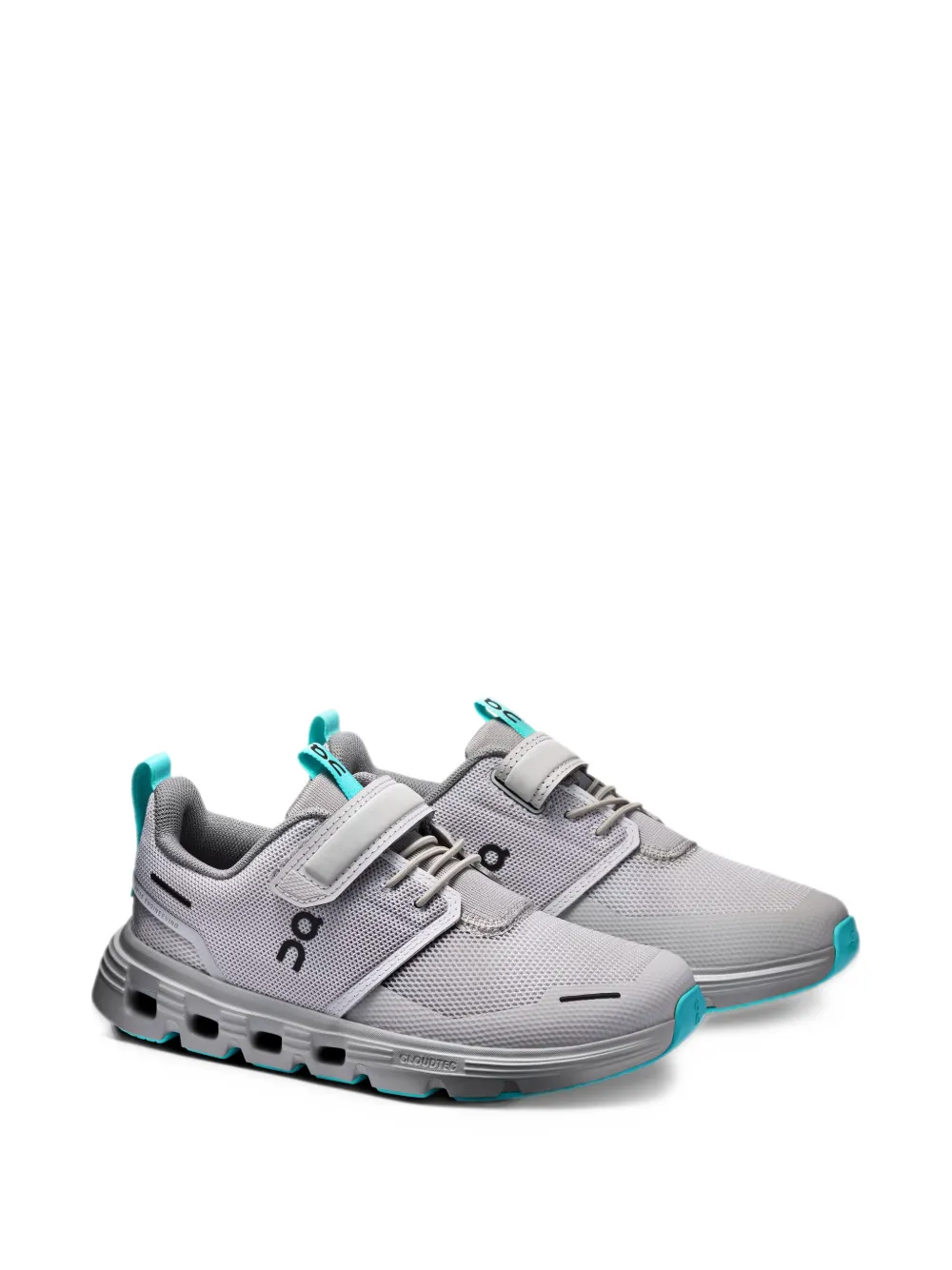 on running kids Cloud Play 2 touch-strap sneakers - Grigio