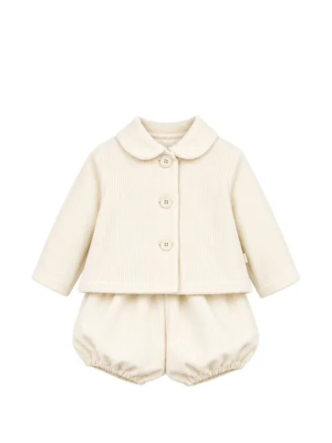 Il Gufo corduroy shorties set