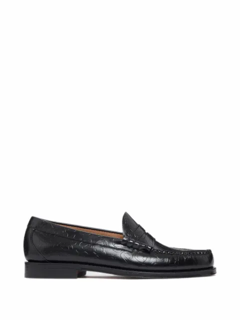 G.H.Bass mocasines Weejuns de piel en relieve de G.H.Bass x Karl Lagerfeld