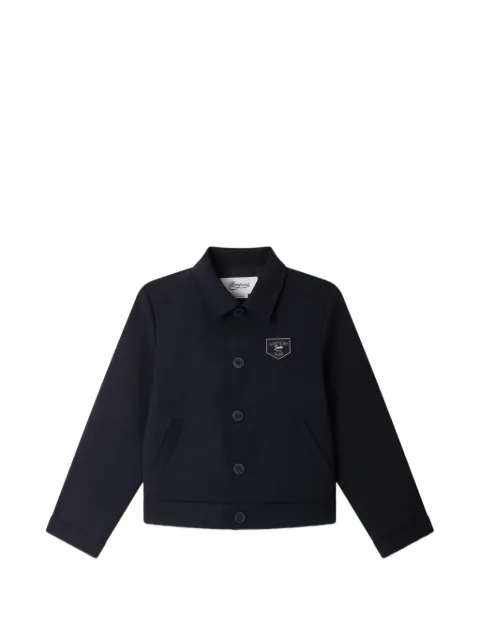 Bonpoint Mogan logo-patch jacket