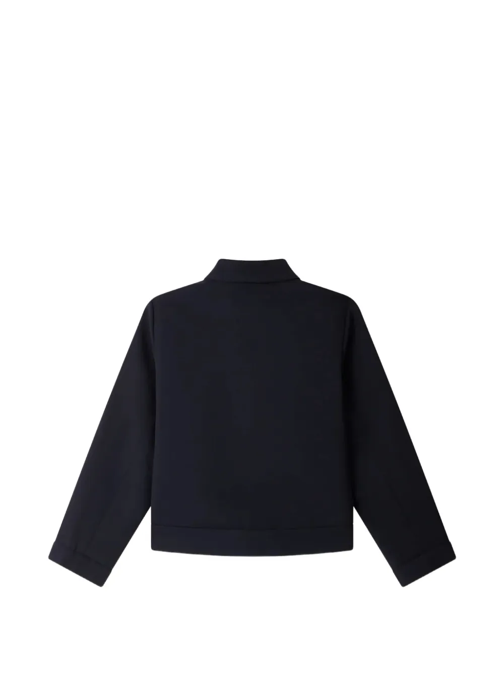 Bonpoint Mogan logo-patch jacket Blauw