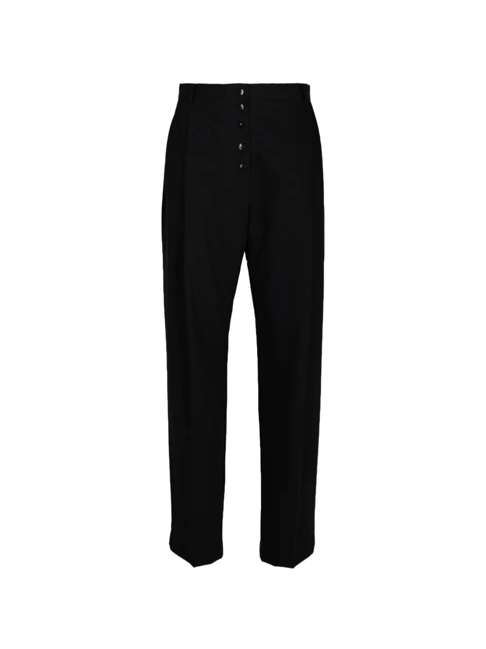 St. Agni button-fastening trousers Zwart