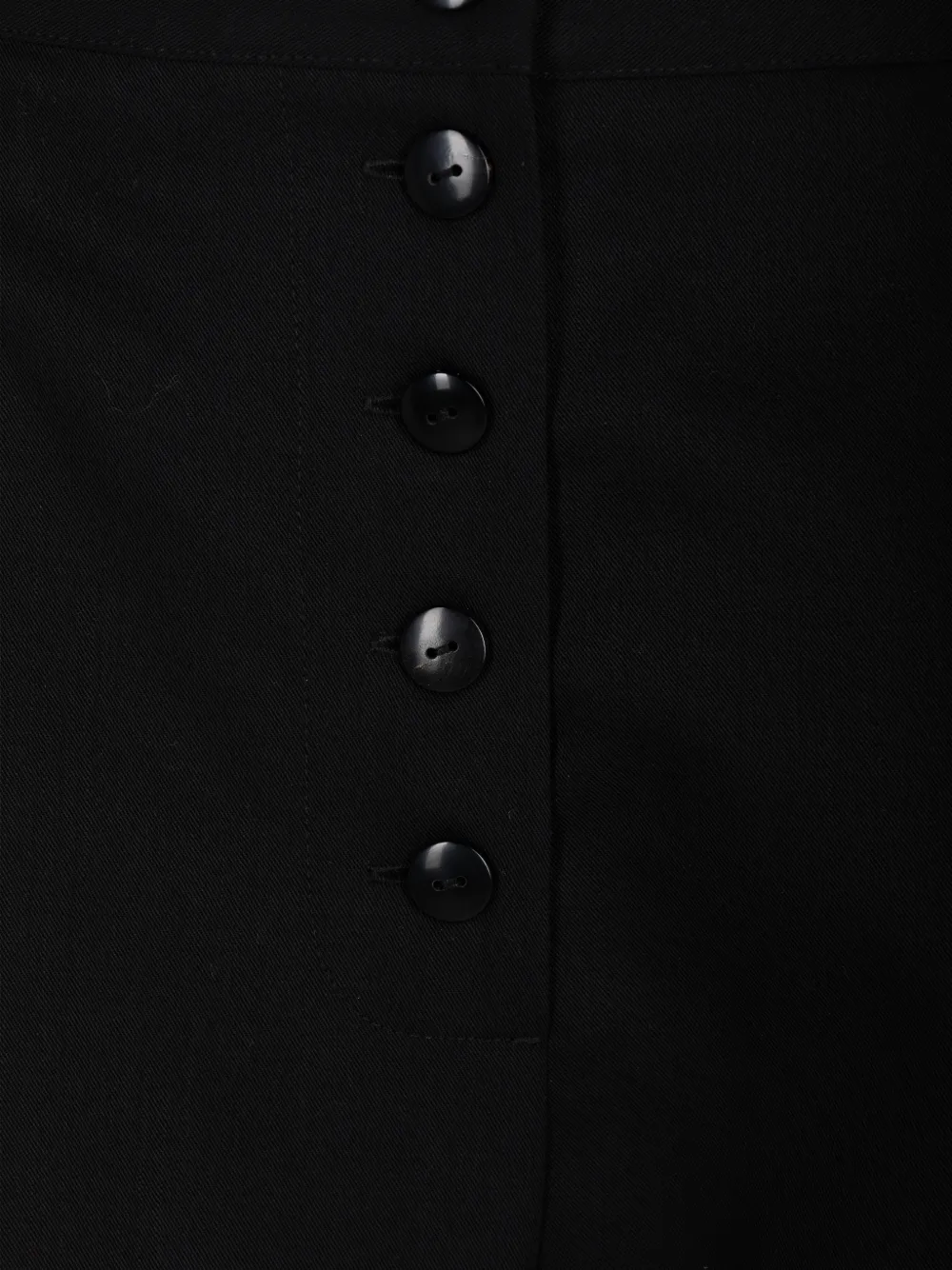 St. Agni button-fastening trousers Zwart