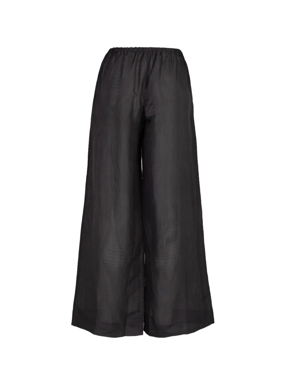 St. Agni sheer-grid palazzo pants Grijs