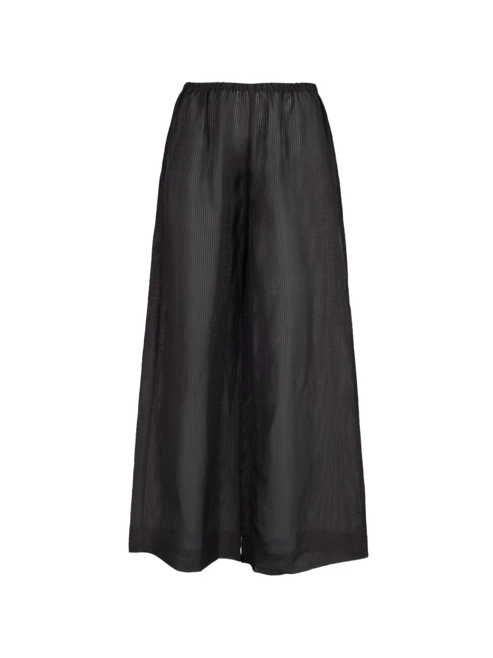 St. Agni sheer-grid palazzo pants - Gris St. Agni sheer-grid palazzo pants - Gris
