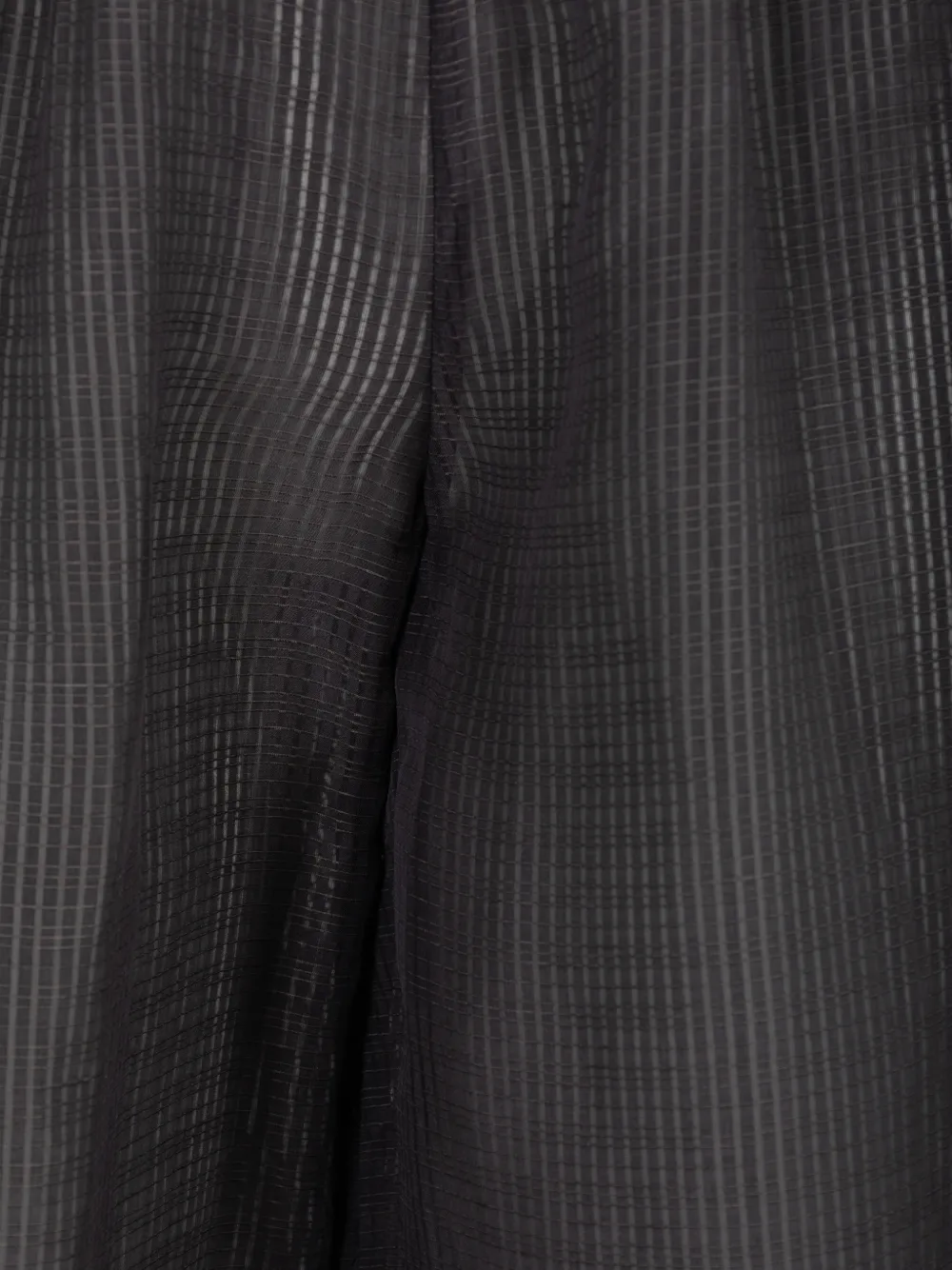 St. Agni sheer-grid palazzo pants Grijs